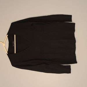 Banana Republic Black V-Neck Sweater